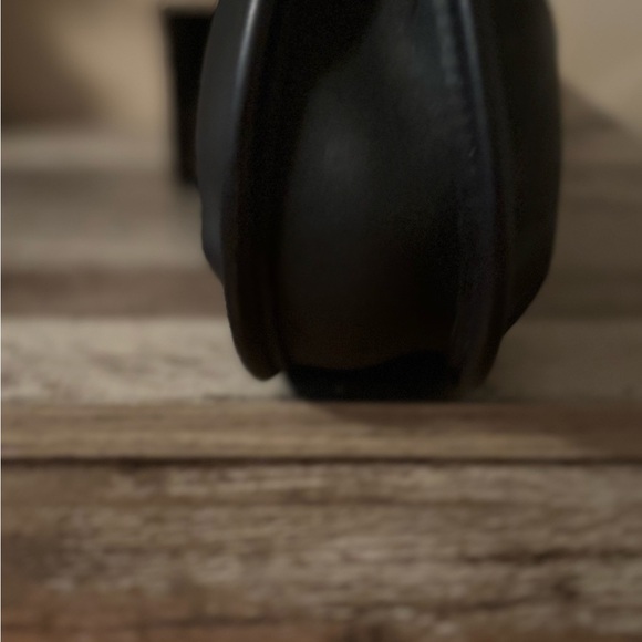 COACH VINTAGE MINI ERGO SHOULDER BAG BLACK LEATHER MADE IN USA - Picture 3 of 8